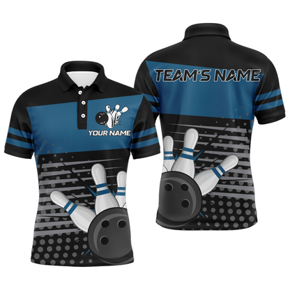 Bowling Polo Shirts For Men Bowling Team Jersey Custom Bowling Shirt BDT220