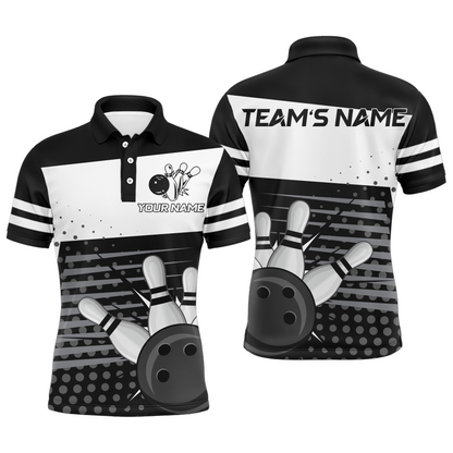 Bowling Polo Shirts For Men Bowling Team Jersey Custom Bowling Shirt BDT220