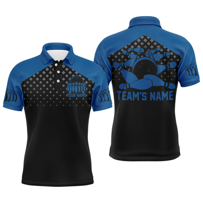 Custom Bowling Shirts With Name Bowling Team Jersey For Men Bowling Polo Shirt League BDT329