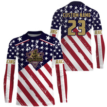 Load image into Gallery viewer, American Flag Motocross Jersey UPF30+ Women Men Kid Dirt Bike Off-Road Shirt Motorcycle Long Sleeve PDT701