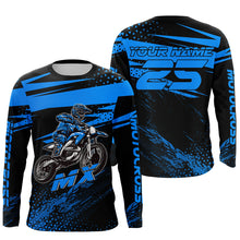 Load image into Gallery viewer, Blue Motocross Racing Jersey Upf30+ Dirt Bike Shirt Motorcycle Off-Road MX Jersey XM290