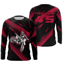 Load image into Gallery viewer, Motocross Racing Jersey Pink Upf30+ Dirt Bike Shirt Motorcycle Off-Road Jersey XM293