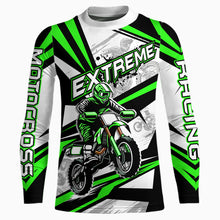 Load image into Gallery viewer, Green Dirt Bike Racing Jersey Upf30+ Motocross Shirt Men Kid Women Off-Road Jersey XM279