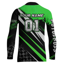 Load image into Gallery viewer, Dirt Bike MX Racing Jersey Green Upf30+ Motocross Shirt Women Kid Off-Road Shirt XM280