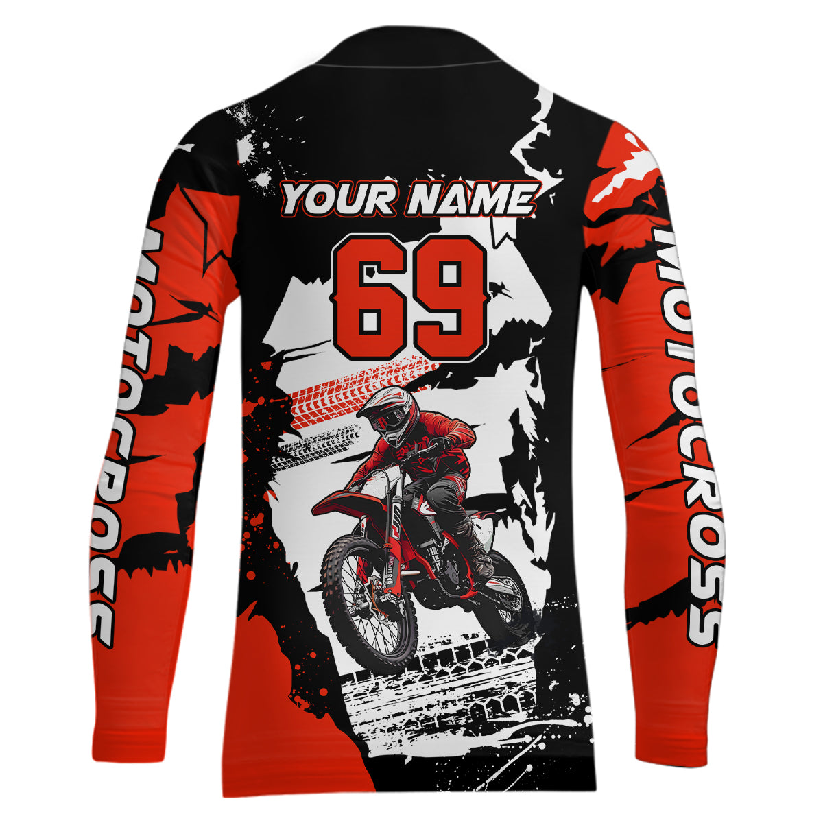 Dirt Bike Racing Jersey Red Upf30+ Motocross Shirt Men Kid Women Off-Road Jersey XM281