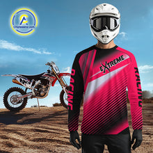 Load image into Gallery viewer, Pink Motocross Racing Jersey Custom Dirt Bike Jersey Men Kid Women Off Road Jersey XM366