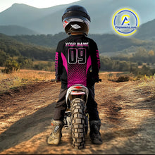 Load image into Gallery viewer, Pink Motocross Racing Jersey Custom Dirt Bike Jersey Kid Women Men Off Road Jersey XM369