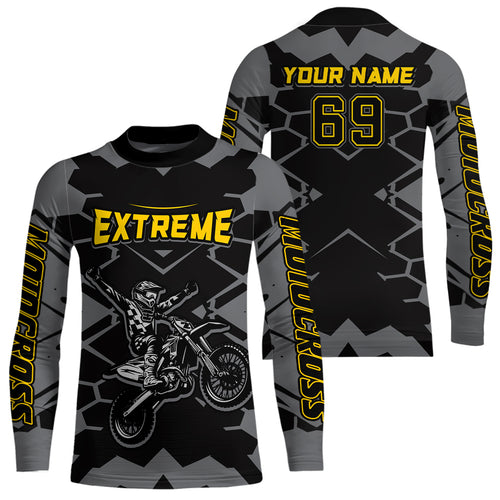 Motocross Racing Jersey Custom Dirt Bike Motorcycle Riding Shirt For Kid Men Women XM297