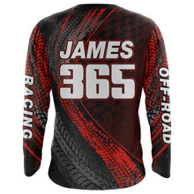 Load image into Gallery viewer, Dirt Bike Jersey Men Kid Women Upf30+ Red Motocross Shirt Racing Off-Road Shirt XM203