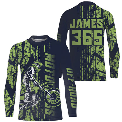 Dirt Bike Jersey Motocross Racing Shirt Men Kid UPF30+ Motorcycle Off-Road Jersey XM221