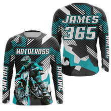 Load image into Gallery viewer, Custom Racing Jersey Motocross UPF30+ Motorcycle Shirt Youth Men Off-Road Dirt Bike Jersey XM142