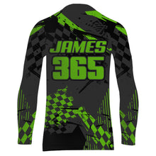 Load image into Gallery viewer, Green Dirt Bike Jersey UPF30+ Men Kid Youth Motocross Shirt Caro MotoX MX Racing Jersey XM145