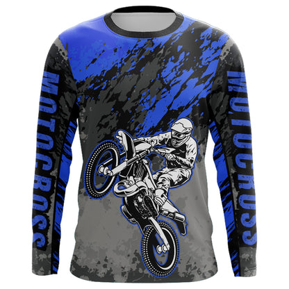 Motocross Racing Jersey Youth UPF30+ Dirt Bike Shirt Men Kid MX Off-Road Jersey XM154