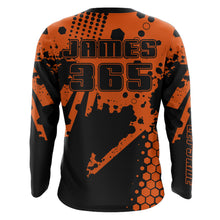 Load image into Gallery viewer, ATV Motocross Jersey Orange UPF30+ Kid Women Men Quad Bike Racing Jersey Off-road MX58