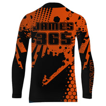 Load image into Gallery viewer, ATV Motocross Jersey Orange UPF30+ Kid Women Men Quad Bike Racing Jersey Off-road MX58