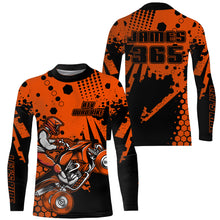 Load image into Gallery viewer, ATV Motocross Jersey Orange UPF30+ Kid Women Men Quad Bike Racing Jersey Off-road MX58