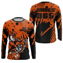 Load image into Gallery viewer, ATV Motocross Jersey Orange UPF30+ Kid Women Men Quad Bike Racing Jersey Off-road MX58