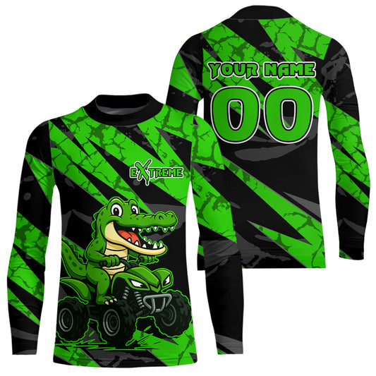 Alligator ATV Motocross Racing Jersey Custom ATV Shirts Kid Women Men Quad Jersey MX127