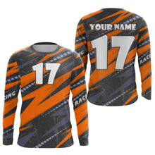 Load image into Gallery viewer, Orange Motocross Racing Jersey Dirt Bike Off-road Riding Jersey for Men Kid Women XM361