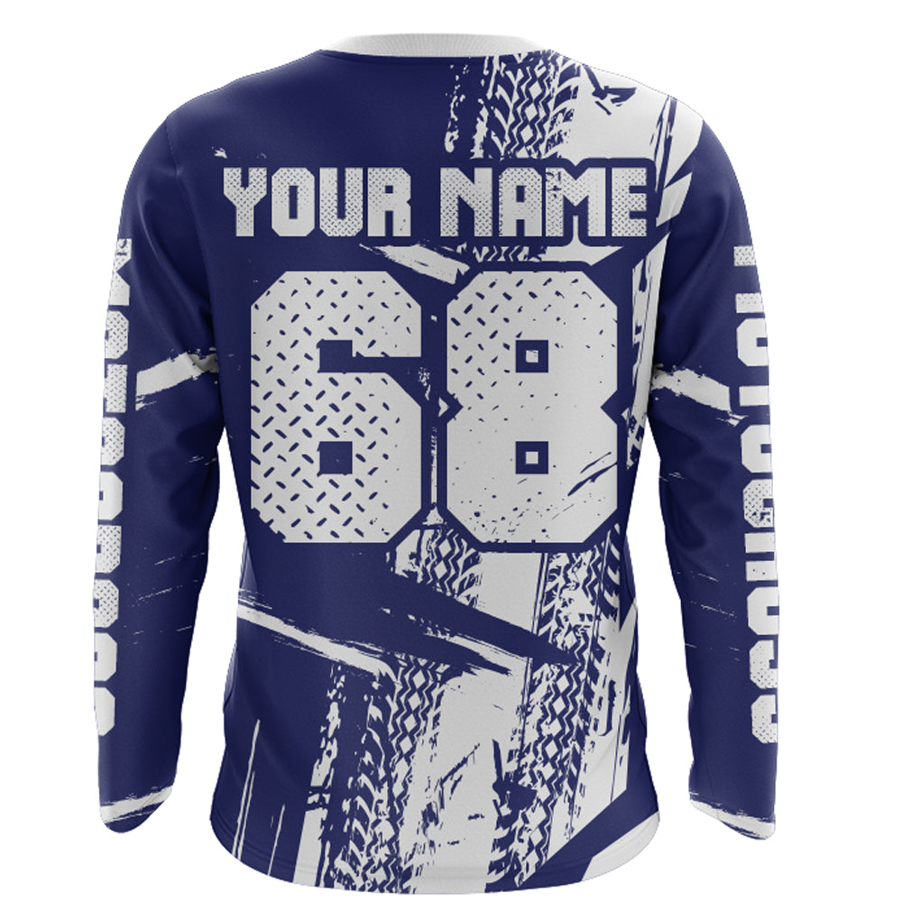 Custom ATV Racing Jersey Youth UPF30+ Quad Bike Shirt Men Kid Off-Road ATV Racing Jersey MX18