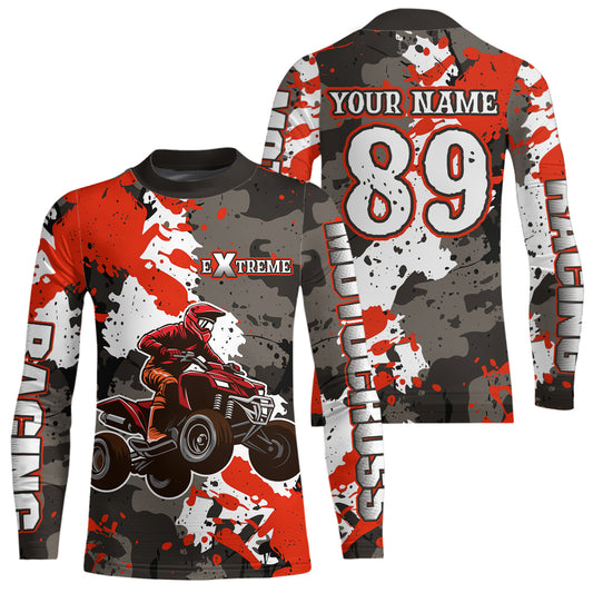 Camo ATV Racing Jersey Custom ATV Riding Shirt Quad Bike ATV Jersey for Kid Adult MX115