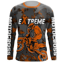 Load image into Gallery viewer, Motocross Jersey Orange Upf30+ Dirt Bike MX Racing Kid Men Women Motorcycle Shirt XM112