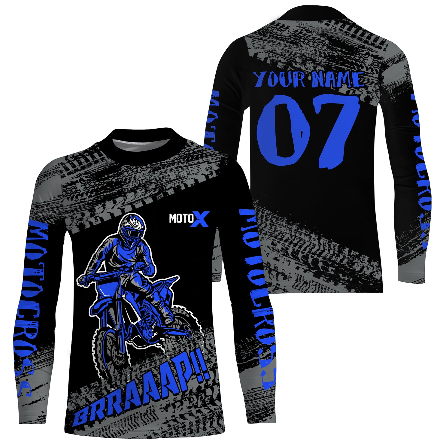 Motocross Jersey Kid Men Dirt Bike Racing Shirt UPF30+ Off-road Motorcycle Youth & Adult XM202
