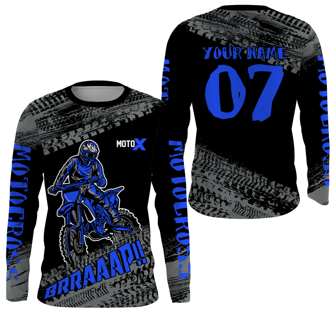 Motocross Jersey Kid Men Dirt Bike Racing Shirt UPF30+ Off-road Motorcycle Youth & Adult XM202