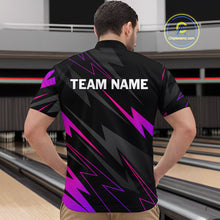 Load image into Gallery viewer, Purple Bowling Shirts for Women Men Custom Team Bowling Jerseys Personalized MBL175