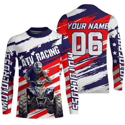 ATV Quad Bike Jersey Kid Men Women Upf30+ ATV Quad Shirt ATV Motocross Off-road MX72