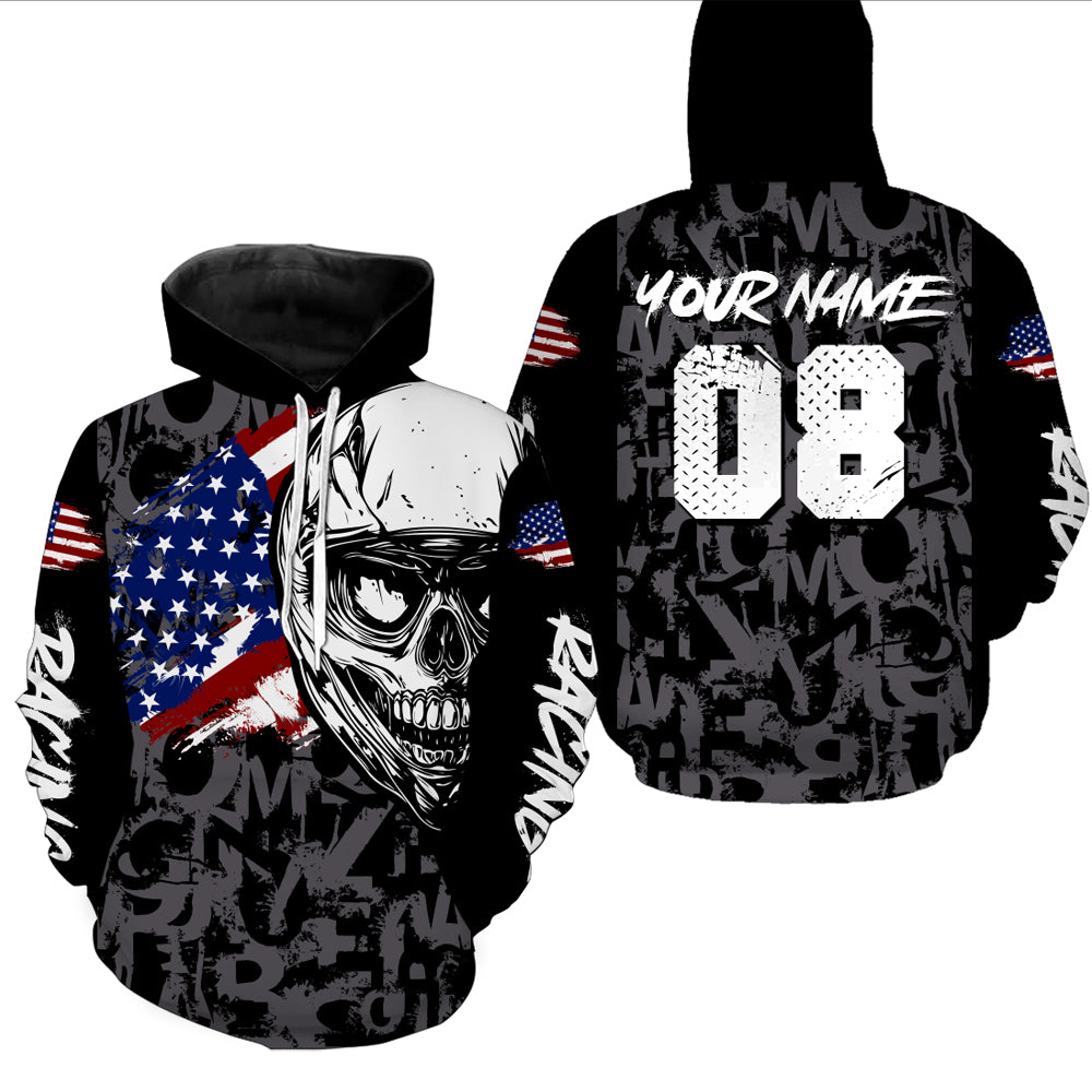 American Flag Motocross Racing Hoodie Jersey for Men Women Dirt Bike Hoodie MH34