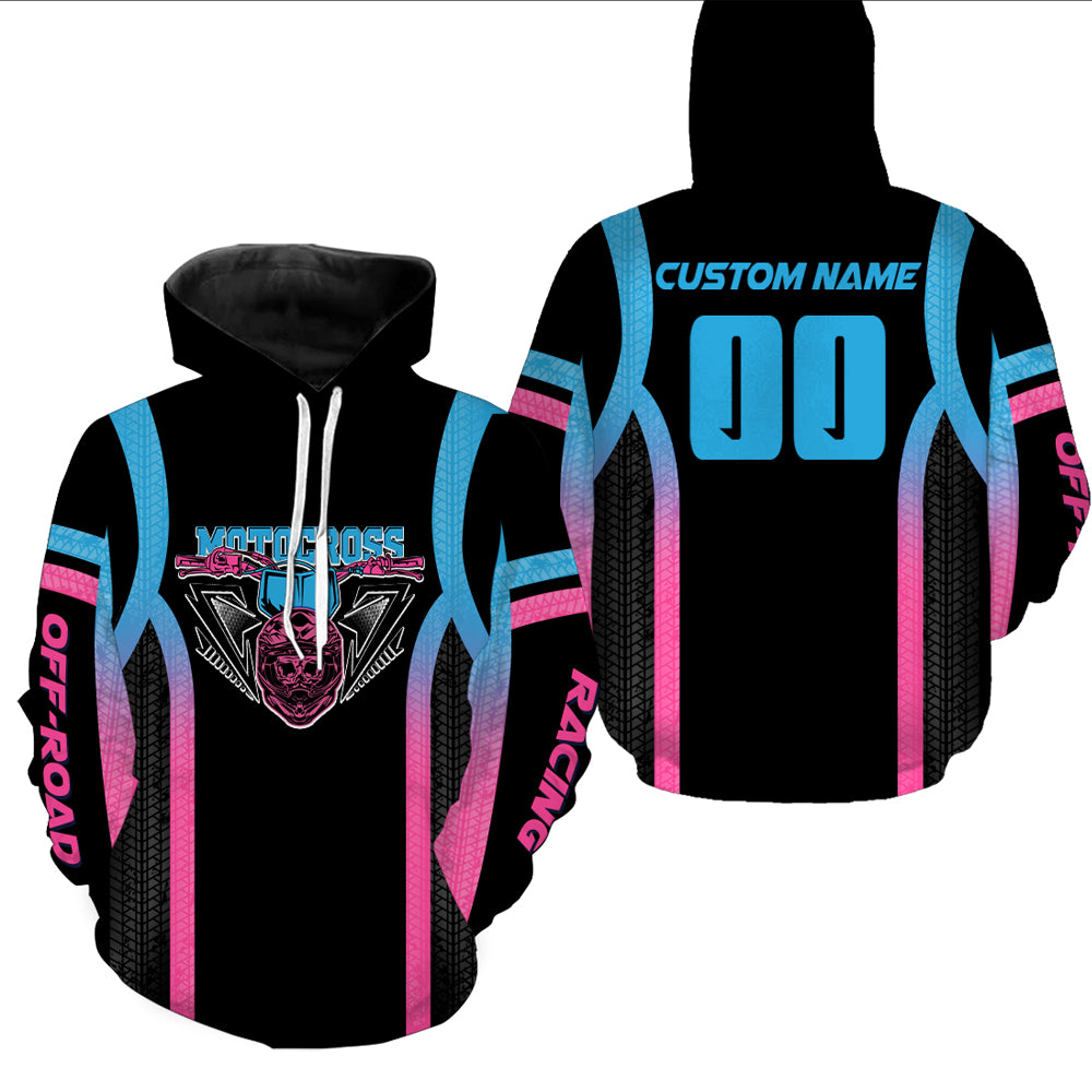 Custom Motocross Racing Hoodie Dirt Bike Motorcycle Hoodie For Biker Men Women MH42