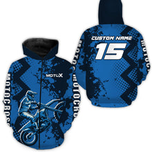 Load image into Gallery viewer, Custom Motocross Hoodie Racing Jersey Men Women Dirt Bike Motorcycle Hoodie MH107