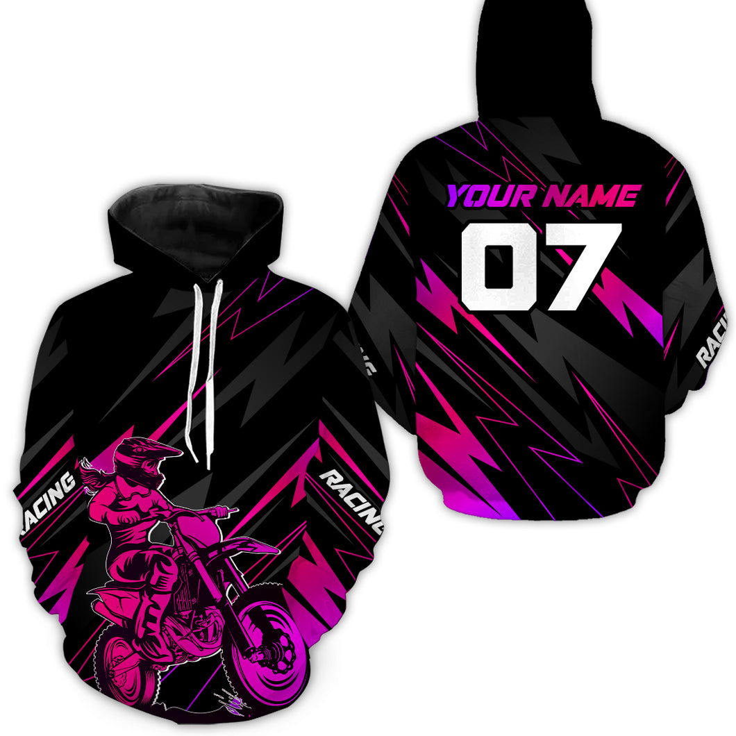 Motocross Racing Hoodie Jersey Men Women Motorcycle Dirt Bike MX Hoodie Zip MH142
