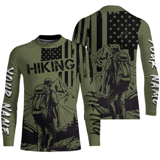 Patriotic Hiking Shirt for Men Women Upf30+ Short & Long Sleeve Hiking Clothes American HM22
