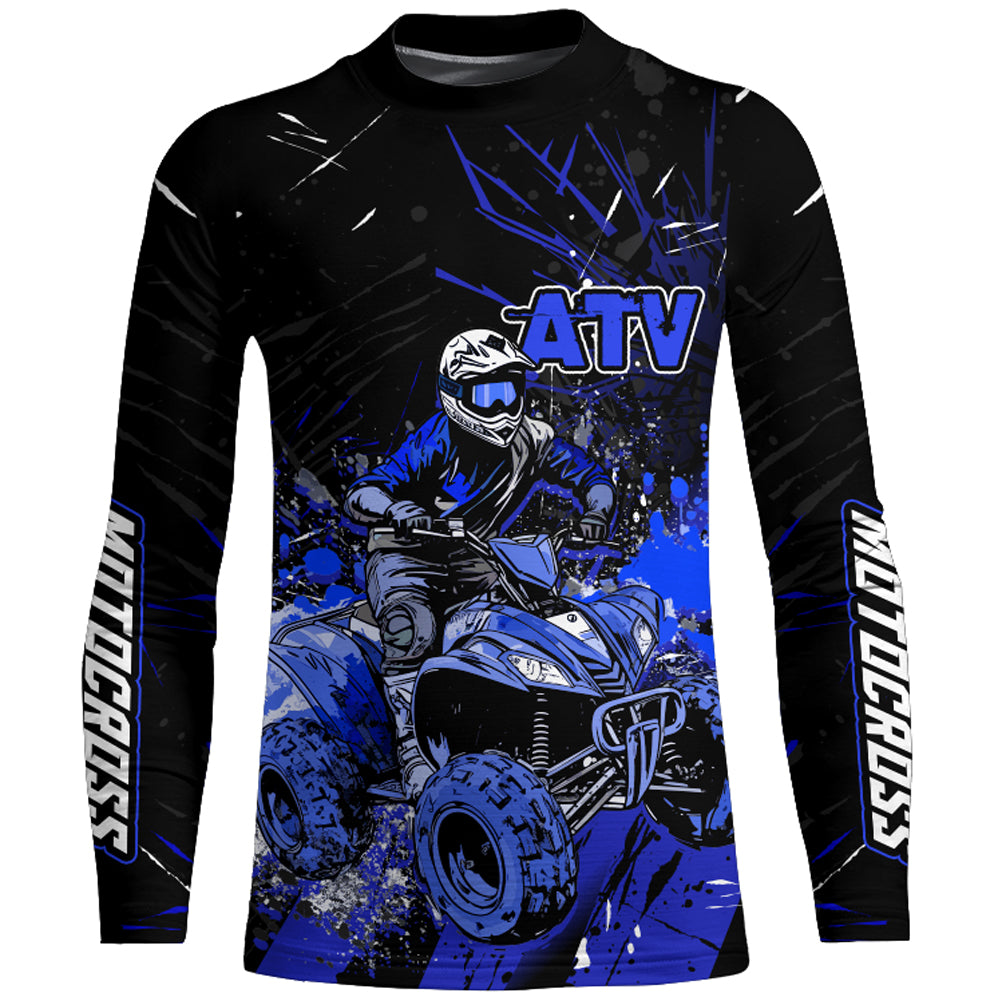 ATV Motocross Jersey Men Kid UPF30+ Custom Quad Bike Shirt Off-Road ATV MX Racing Jersey MX05