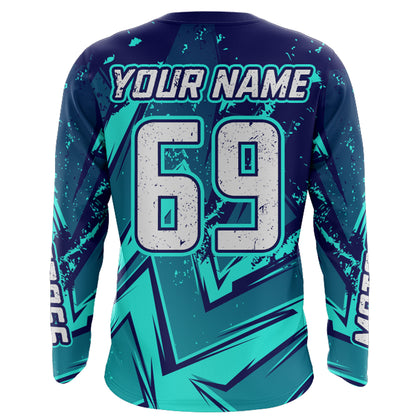 ATV Motocross Jersey Men Kid Women UPF30+ Quad Bike Shirt Off-Road ATV Racing Jersey MX07