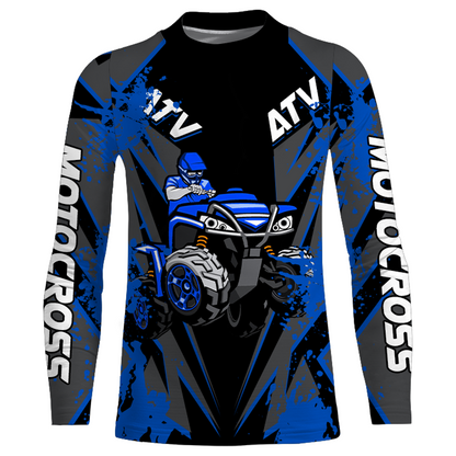 ATV Motocross Racing Jersey Youth Men Women Upf30+ Quad Bike Shirt ATV Racing Jersey MX22