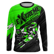 Load image into Gallery viewer, Green Motocross Racing Jersey Upf30+ Kid Men Women Dirt Bike Shirt Off-road Jersey XM285