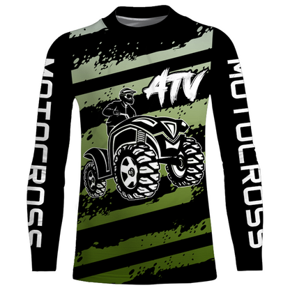 Custom ATV Motocross Jersey UPF30+ Quad Bike Shirt Men Kid ATV MX Racing Off-Road MX27