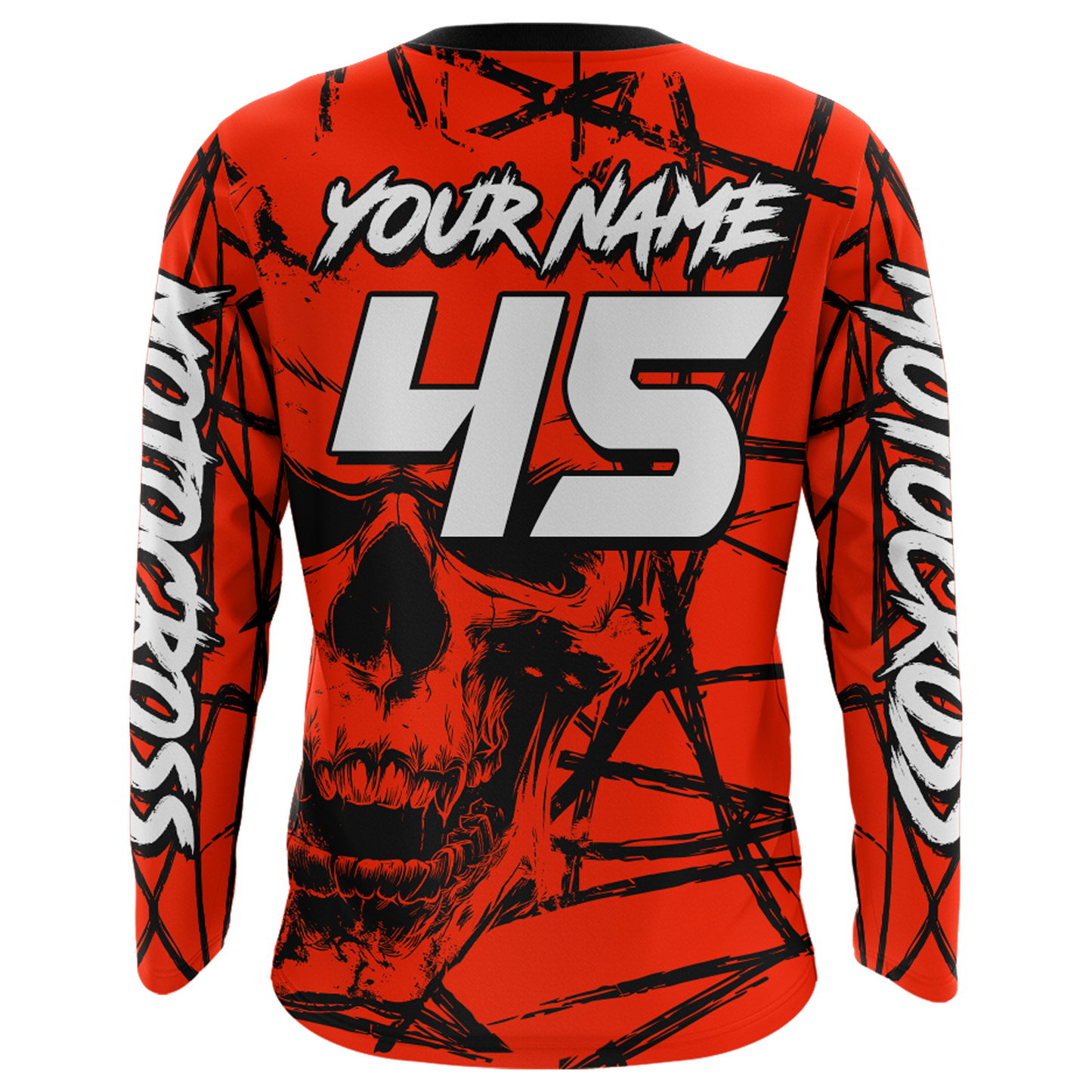Motocross Racing Jersey Red Upf30+ Dirt Bike Shirt MX Off-Road Motorcycle Shirt XM291