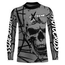 Load image into Gallery viewer, Motocross Racing Jersey Grey Upf30+ Dirt Bike Shirt MX Off-Road Motorcycle Shirt XM291