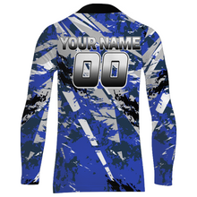 Load image into Gallery viewer, ATV Motocross Racing Jersey Blue Upf30+ ATV Quad Bike Jersey Off-road Men Kid Women MX06