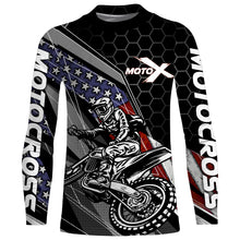 Load image into Gallery viewer, Custom Motocross Jersey American Kid&amp;Adult UPF30+ Dirt Bike Racing Off-road Motorcycle Shirt| XM105