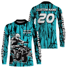 Load image into Gallery viewer, ATV Motocross Racing Jersey Youth Kid Men Upf30+ Quad Bike ATV Motorcycle Riding Shirt MX13