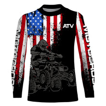 Load image into Gallery viewer, ATV Motocross Racing Jersey American Flag Upf30+ ATV Quad Bike Jersey Men Kid Women MX73