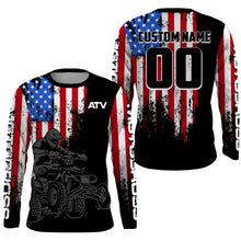 Load image into Gallery viewer, ATV Motocross Racing Jersey American Flag Upf30+ ATV Quad Bike Jersey Men Kid Women MX73