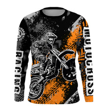 Load image into Gallery viewer, Motocross Racing Jersey Orange Upf30+ Dirt Bike Shirt Men Women Kid Off-road Jersey XM250