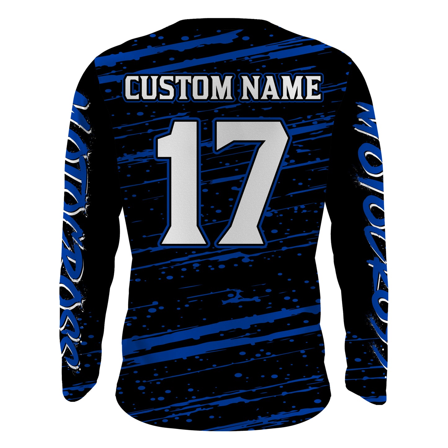 Motocross Racing Jersey Blue Upf30+ Dirt Bike Off-road MX Shirt Men Kid Women XM186