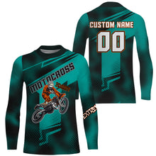 Load image into Gallery viewer, Custom Dirt Bike Jersey UPF30+ Men Kid Women Motocross Shirt Off-Road MX Racing Jersey XM21
